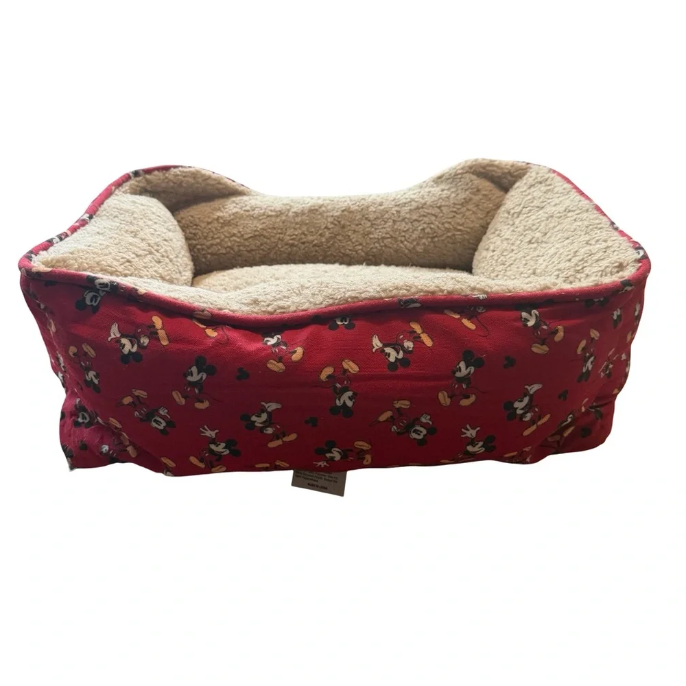 Harry Barker Tossed Cuddler Mickey Mouse Pet Bed
